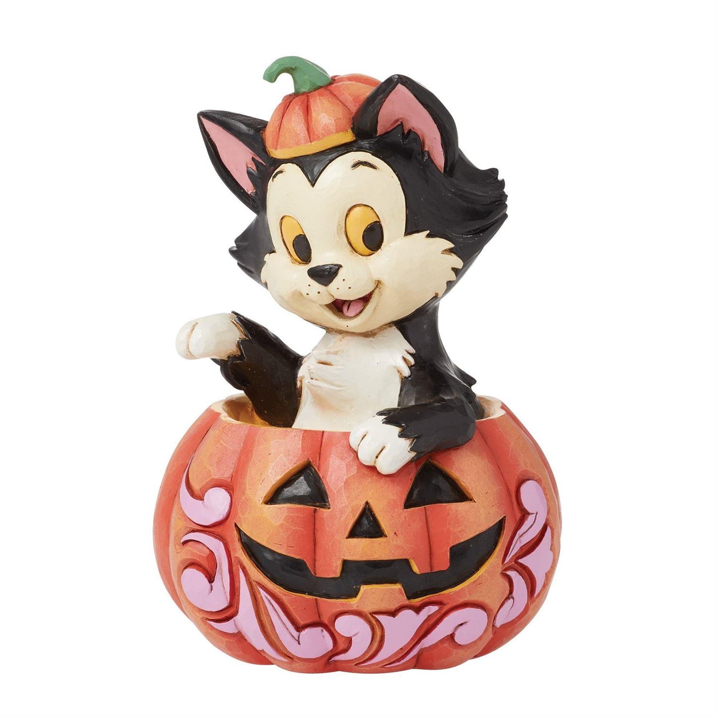Disney Pinocchio - Figaro in Jack-O-Lantern Jim Shore