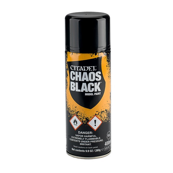 Citadel Colour: Chaos Black Spray Paint 280g