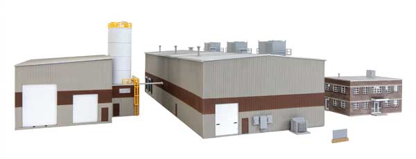 Walthers Cornerstone 'Chocolate Factory' HO Scale Building Kit