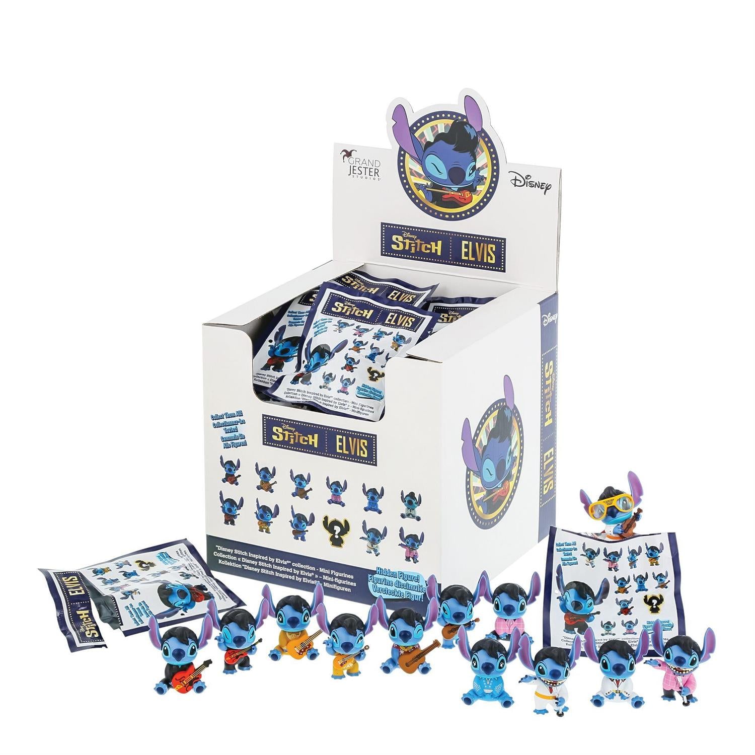 Grand Jester Disney Lilo & Stitch - Elvis Stitch Mini PVC Mystery Figure