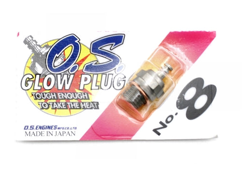 O.S. Engines No.8 Glow Plug Medium On-Road