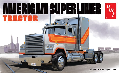 AMT AMT1235 American Superliner Semi Tractor 1/24 Plastic Model Kit NIB