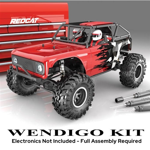 Redcat Racing Wendigo Kit 1/10 RC Rock Racer Kit Full Assembly Required RTR