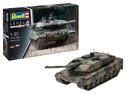 Revell Germany 03281 Leopard 2 A6/A6NL 1/35 Scale Plastic Model Kit NIB