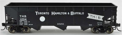 Bowser 42320 HO 70-Ton Offset Hopper Toronto, Hamilton & Buffalo TH&B THB #1226 Black White Bowtie Logo NIB RTR