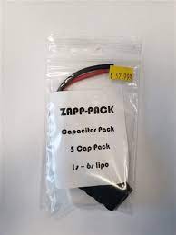 Zapp-Pack Capacitor Pack 5 Cap Pack (1s-6s lipo) NIB