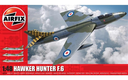 Airfix A09185 Hawker Hunter F.6 1/48 Scale Plastic Model Kit NIB