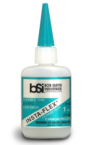Bob Smith Industries BSI-119 Insta-Flex Flexible Thin 2-5 Sec. Cyanoacrylate CA Glue 1 oz. (28.4 g) NIB