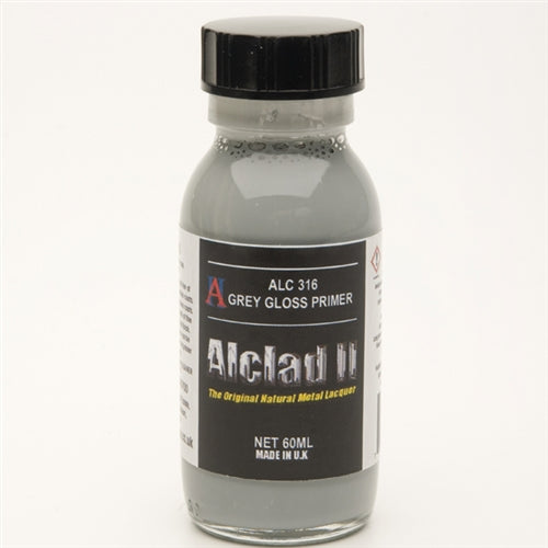 Alclad II 316 Gloss Medium Grey Base 120mL NIB