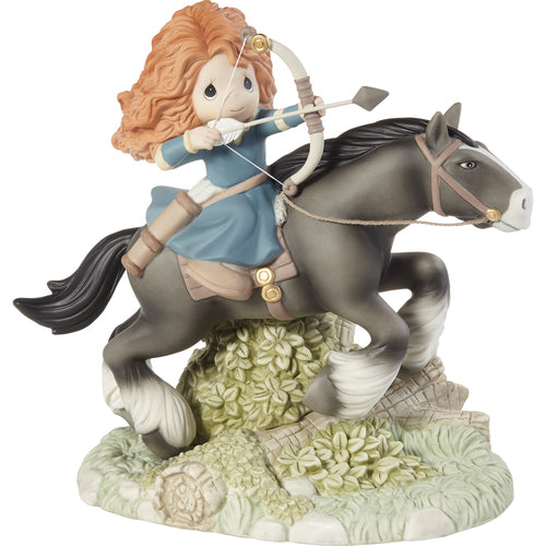 Brave - Merida Riding Angus Precious Moments