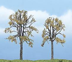 Woodland Scenics TR1602 Ready Made Premium Trees Deciduous Dead Elm 3-1/8 & 2-1/2" (7.9 & 6.4cm) 1 Each NIB