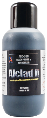 Alclad II 309 Black Primer and Microfiller 120mL NIB