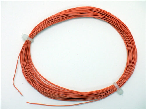 ESU 51944 LokSound Orange Hi-Flex Wire .6mm AWG36 10m Long NIB