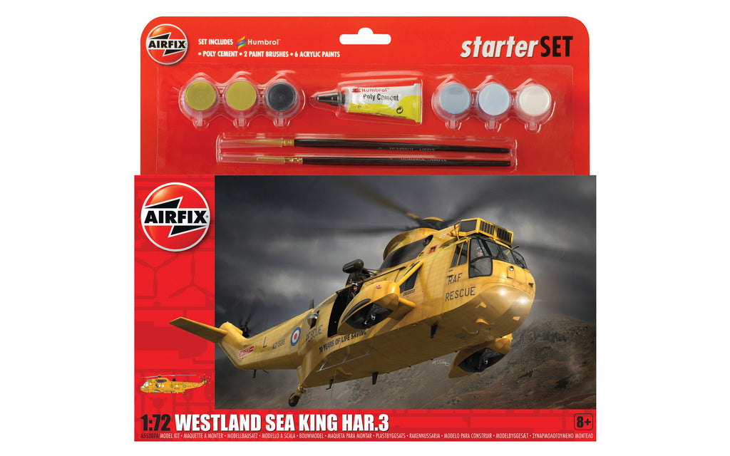 Airfix A55307A Westland Sea King Har.3 1/72 Scale Plastic Model Kit NIB