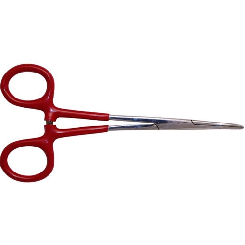 Excel 55532 5.5" Deluxe Curved Nose Hemostat with Soft Handle NIB