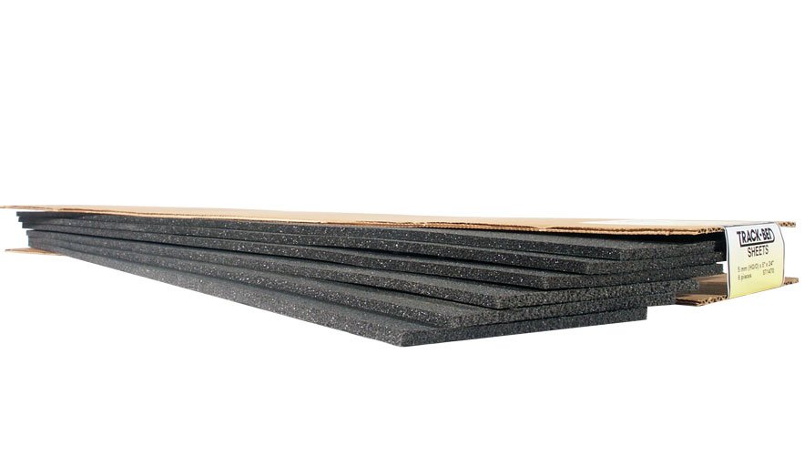 Woodland Scenics ST1470 HO / O Track-Bed Roadbed Material Pkg of 6 Wide Sheets NIB