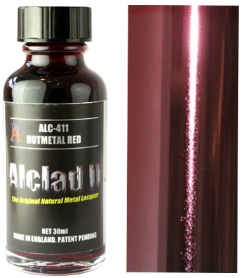 Alclad II 411 Hot Metal Red Lacquer 30mL NIB