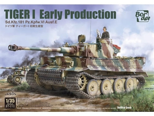 Border BT-010 Tiger I Early Production Tank 1/35 Scale Plastic Model Kit NIB