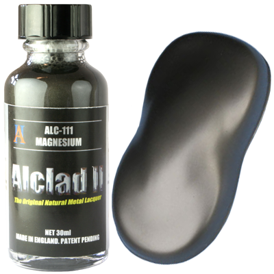 Alclad II 111 Magnesium Lacquer Paint 30mL NIB