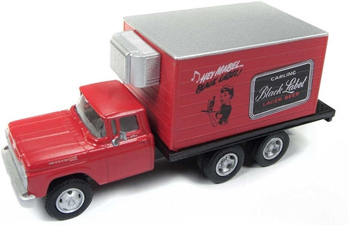 Classic Metal Works - Mini Metals 30508 HO 1960 Ford Reefer Delivery Truck Carling Black Label Beer Red Silver Black Assembled NIB