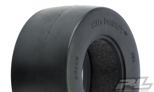 Pro-Line 10184-17 Big Daddy Wide Drag Slick SC MC for SC Rear Tires NIB
