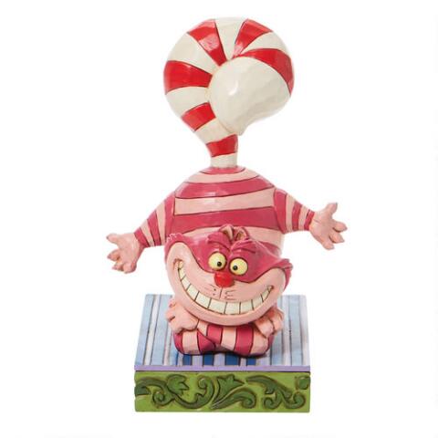 Alice in Wonderland - Cheshire Cat "Candycane Helper" Jim Shore