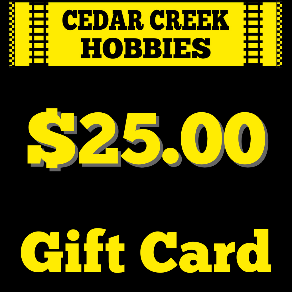 Cedar Creek Hobbies Digital Gift Card