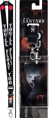 IT Pennywise "You'll Float Too" Lanyard