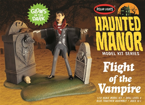 Polar Lights 977 Haunted Manor: Flight of the Vampire 1/12 Plastic Model Snap Kit NIB