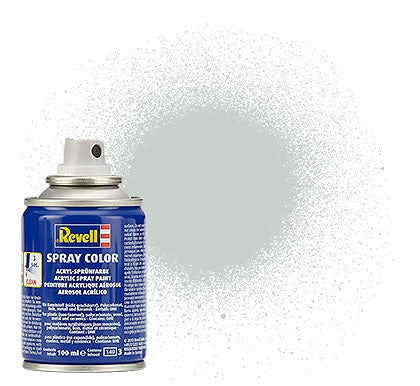 Revell 34371 Light Grey Silk Acrylic Spray 100ml NIB