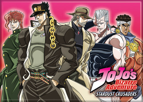 Jojo's Bizarre Adventure - Pink Background Magnet