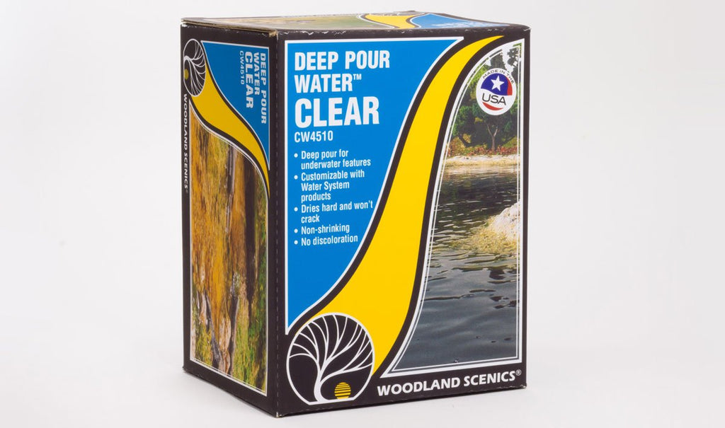 Woodland Scenics CW4510 Deep Pour Water System Clear 12oz 355mL NIB