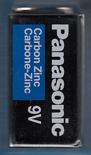 Panasonic S-006PNP Super Heavy Duty Power Carbon Zinc Battery 9 Volt Pkg of 1 NIB