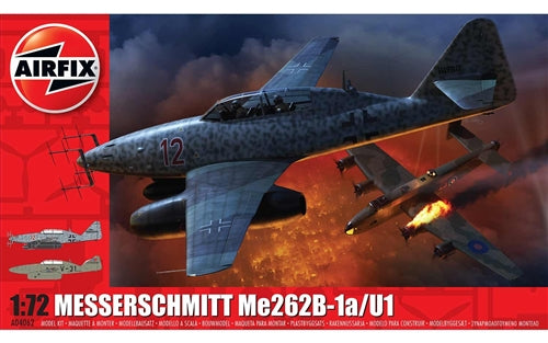 Airfix A04062 Messerschmitt Me262B-1a/U1 1/72 Scale Plastic Model Kit NIB