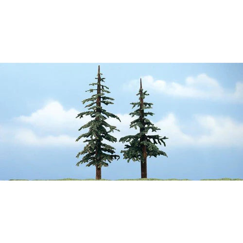 Woodland Scenics TR1628 Ready Made Premium Trees Lodgepole Pines 5 to 6" (12.7 to 15.2cm) Pkg of 2 NIB