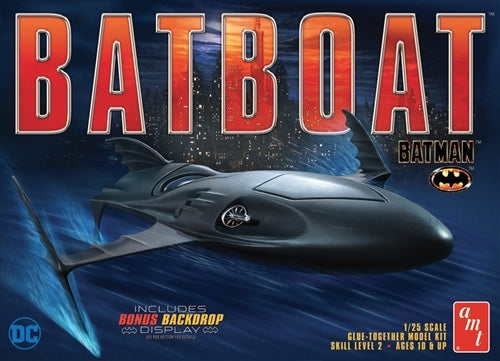 AMT AMT1025 Batman Batboat 1/25 Plastic Model Kit NIB