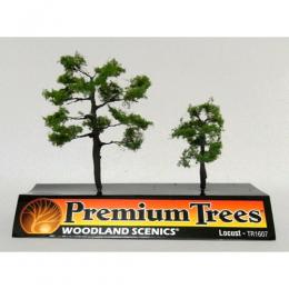 Woodland Scenics TR1607 Ready Made Premium Trees Deciduous Locust 1 Each: 1-3/4 & 2-3/4" (4.4 & 7cm) NIB