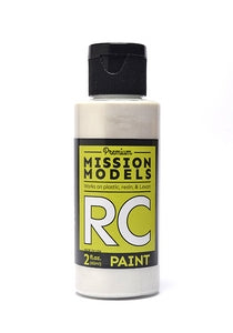 Mission Models MMRC-018 Water-based RC Paint, 2 oz bottle, Pearl White
