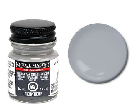 Testors Model Master 2164 Mittelblaugrau KMS RAL7001-7038 Enamel Paint, 0.5 OZ Bottle