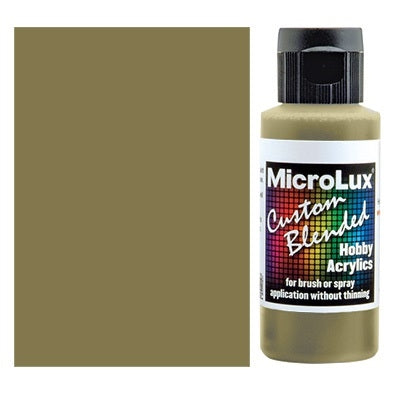 MicroLux 29001 Rail Brown Acrylic Airbrush Paint 2 Oz NIB