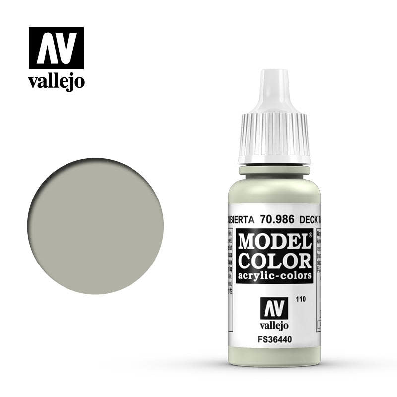 Vallejo 70986 Model Color Deck Tan Acrylic Paint 17mL NIB