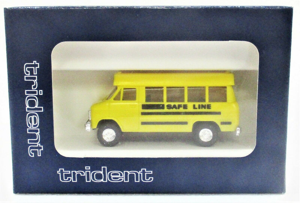 Trident Miniatures 90076 HO Chevrolet School Bus- Safe Line Yellow Black NIB