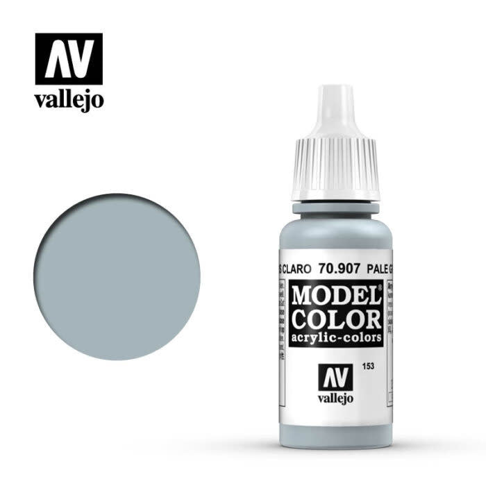 Vallejo 70907 Model Color Pale Grey Blue Acrylic Paint 17mL N