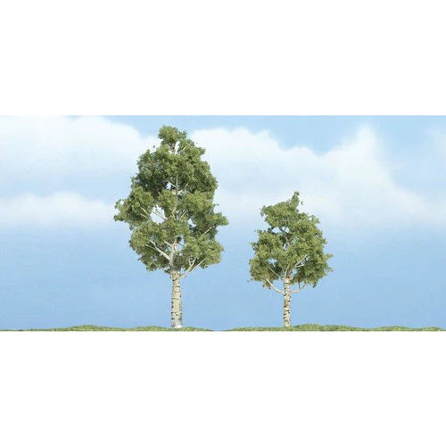 Woodland Scenics TR1612 Ready Made Premium Trees Aspen 1 Each: 2-1/4 & 2-3/4" (5.7 & 7cm) NIB