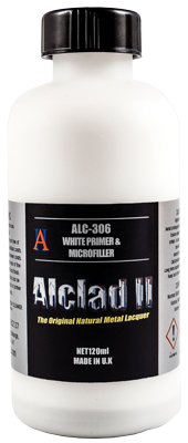 Alclad II 306 White Primer and Microfiller 120mL NIB