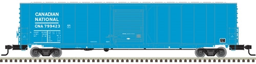 Atlas Master Line 20005674 HO ACF 60' Single-Door Auto Parts Boxcar Canadian National CNR CN CNA #799443 Blue White Lettering NIB RTR