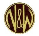 Sundance Marketing Norfolk & Western Cloth Railroad Patch Brown Gold NIB