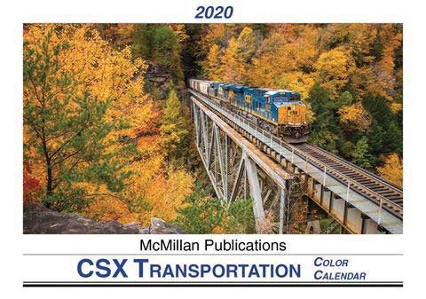 McMillan Publishing CSX20 2020 CSX Transportation Color Calendar NIB