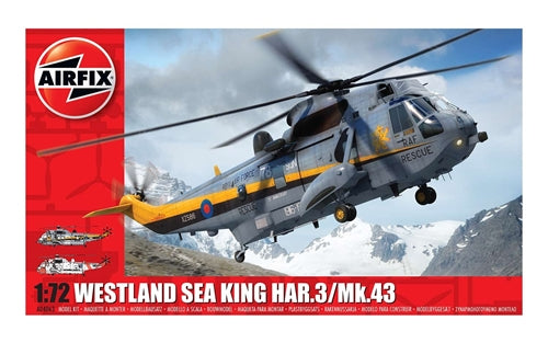 Airfix A04063 Westland Sea King HAR.3/Mk.43 1/72 Scale Plastic Model Kit NIB