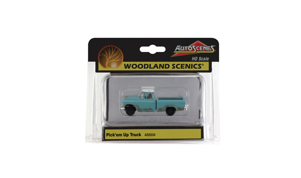 Woodland Scenics AS5534 HO Pickem' Up Truck AutoScenes Assembled NIB